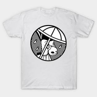 MOULE Umbrella Black and White T-Shirt